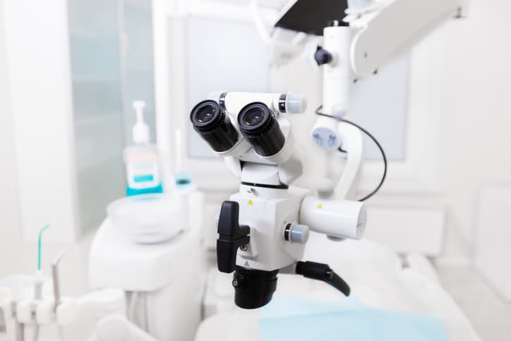 Dental microscope in a Dental Matters treatment room