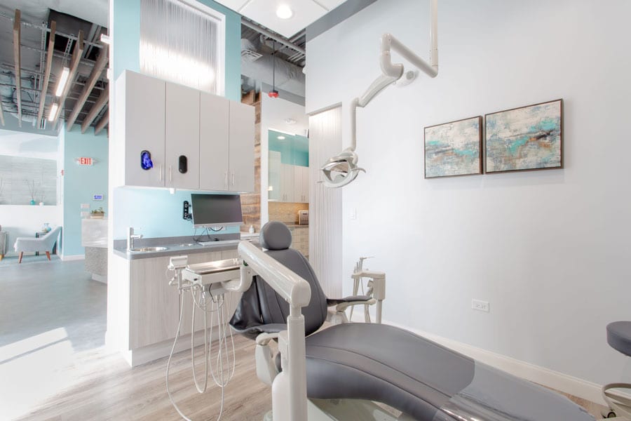 Dental Matters treatment room in Skokie